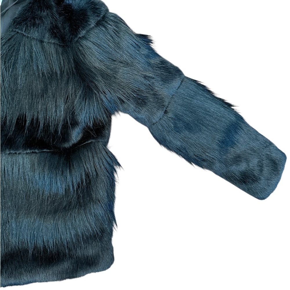 Zara Black Faux Fur Jacket - Picture 3 of 5
